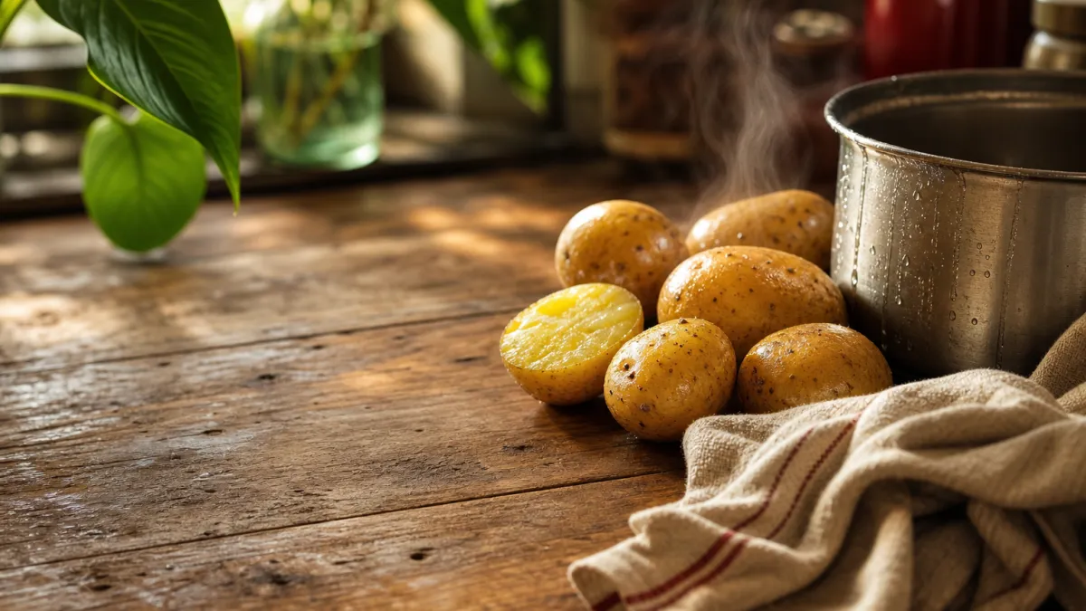 Cuisson pomme de terre à l'eau : temps, variétés et conseils