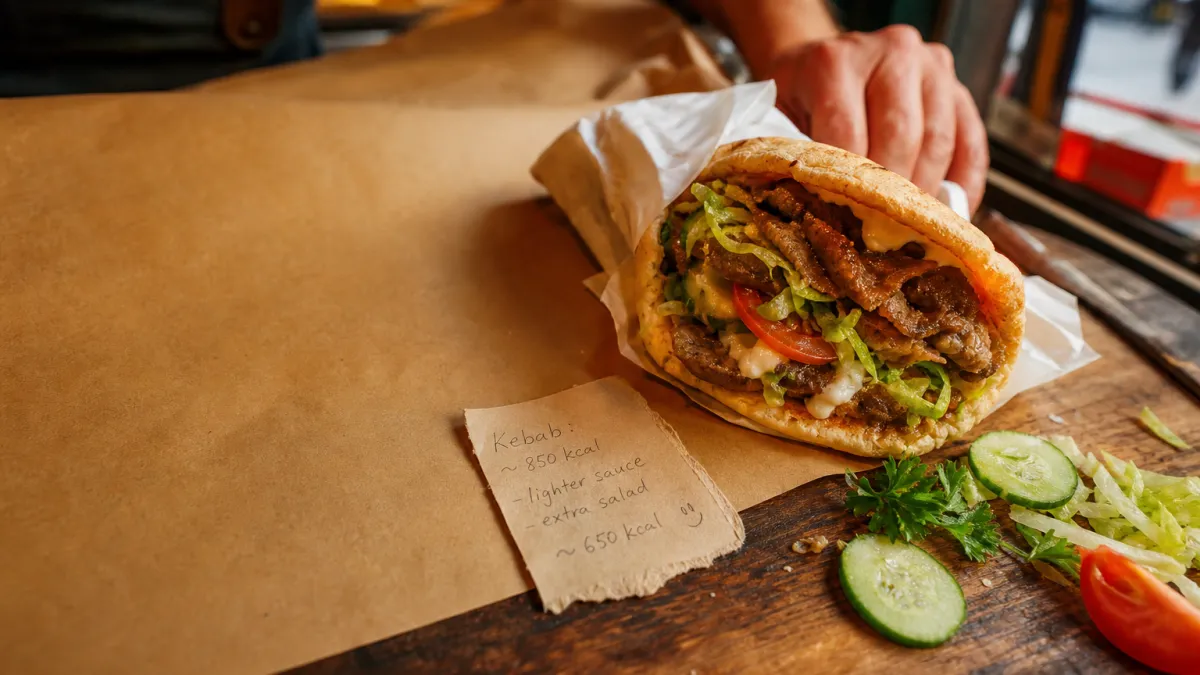 Kebab kcal : combien de calories contient votre sandwich ?